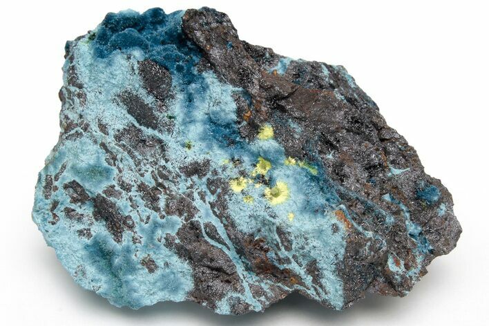 Blue Botryoidal Shattuckite Specimen - Namibia #229004